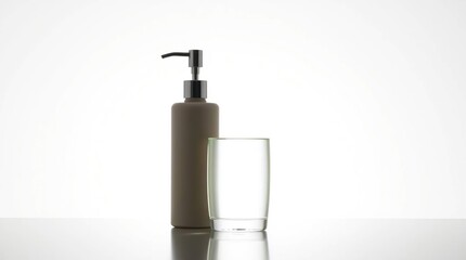 Fototapeta premium Simple Elegance Clean Lines and Minimalist Bathroom Essentials