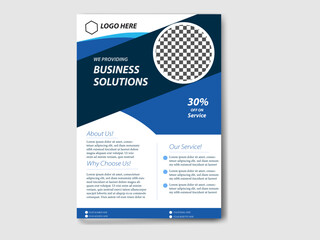 Creative Corporate Business Card Design Template With Best Quality Flyer. 