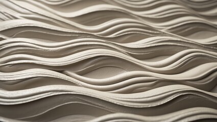 Obraz premium Floor surface coated with cementitious adhesive for tile bonding