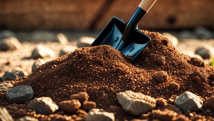 Close-up of dry earth
