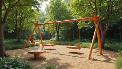 Forest Swing Natural Scene