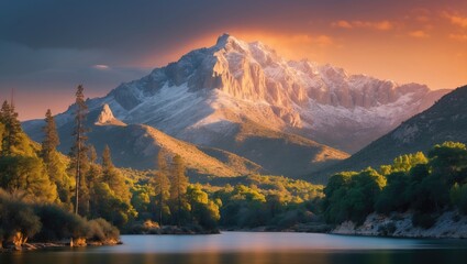 Perspective of the Mountain close to Alicante