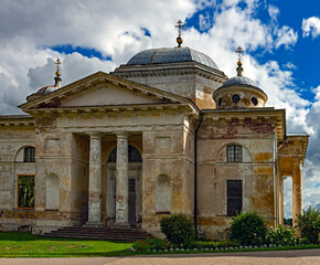 Sts. Boris and Gleb cathedral, years of construction 1785 - 1798. Sts. Boris and Gleb monastery, city Torzhok, Russia