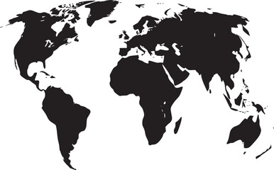 black map silhouette tattoo ideas
