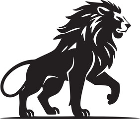 black silhouette Tiger tattoo