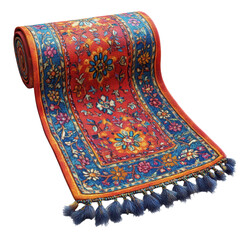 oriental carpet isolated on transparent background