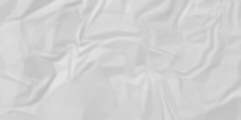 White crumple obsolete billboard rumple. wrinkle ripped creased white crumple aged closeup craft document grunge recycling paper background.	
