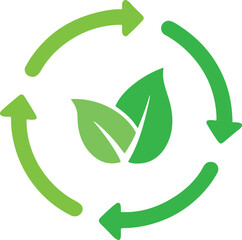 Obraz premium recycle symbol on white background