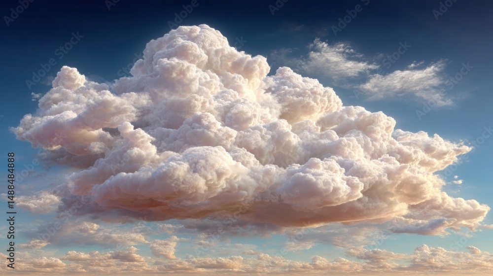 Poster cloud-linked ethical economic footprint dashboard icon concept showcasing sustainable practices and 