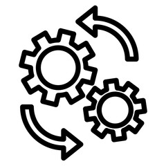 Processing vector icon