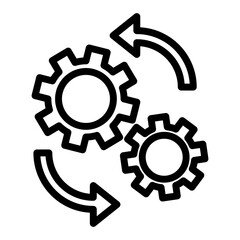 Processing vector icon