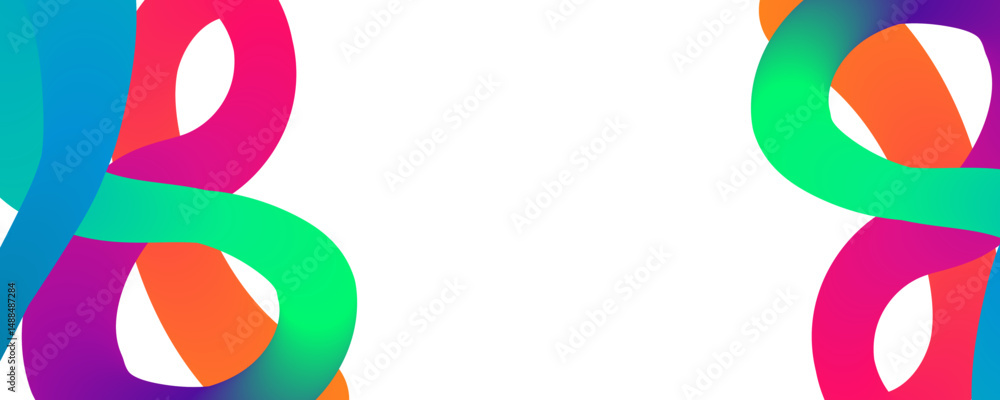 Poster abstract design background, abstract orange and red gradient geometric shape circle background. mode