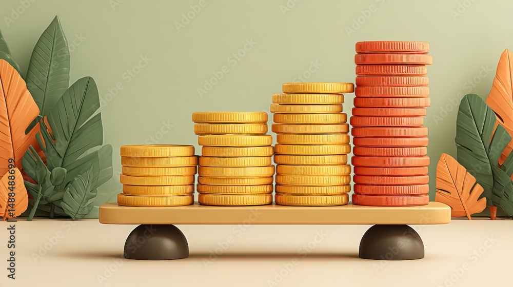 Poster advanced crypto-driven equitable compensation allocator icon concept for fair financial distribution