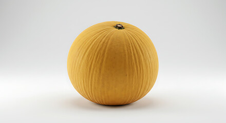 Melon Fresh Ripe Yellow Fruit Studio Still Life for Healthy Eating