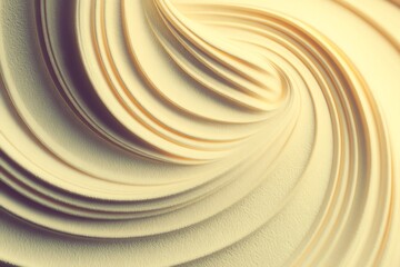 Elegant abstract texture with swirling cream and beige tones, creating a smooth, flowing visual effect. Ideal for backgrounds, design projects, and modern artistic interpretations.