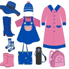 set of clothes