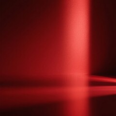 A gradient of red light with a smooth transition from dark to light