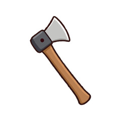Simplified, Animated Axe Icon Design