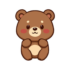 Adorable Teddy Bear Icon Design