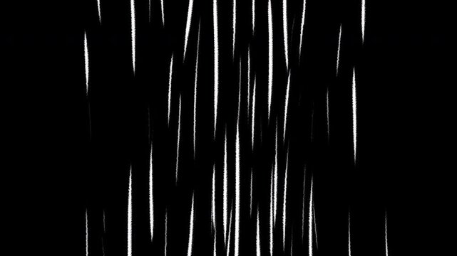 Abstract animation of speed vertical lines. white speed lines on vertica. Motion speed line cartoon.