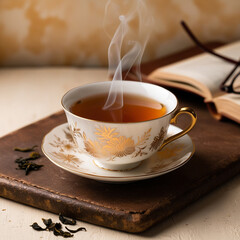 cup of tea with sugar