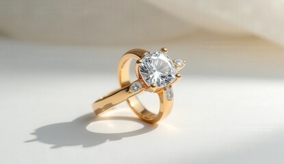 Lab-Grown Round Diamond Solitaire Engagement Ring
