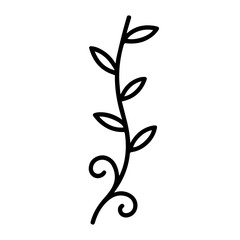Liana icon on white background vector
Vector icon plants and flowers