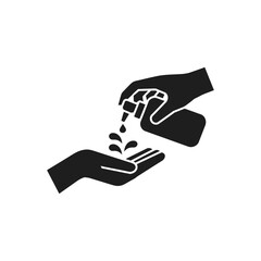 Hand Applying Liquid Icon