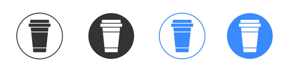 Togo Cup icon editable flat vector illustration concept.