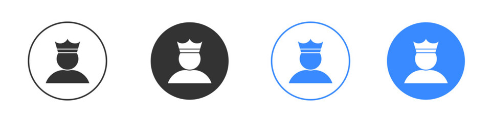 Premium User icon editable flat vector illustration concept.