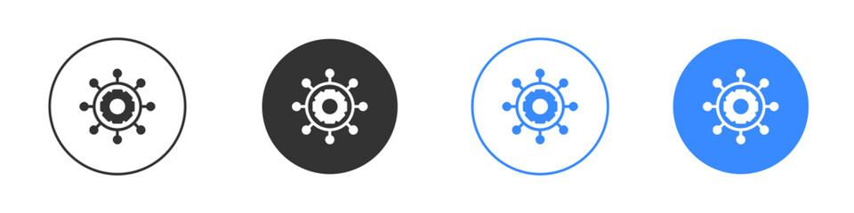 Function icon editable flat vector illustration concept.