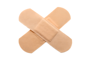 First aid adhesive bandage isolated transparent background.PNG