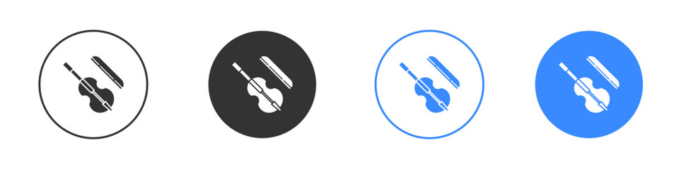 Cello icon editable flat vector illustration concept.