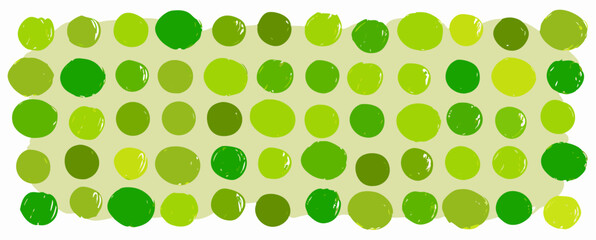 Abstract Green Circle Pattern Background Texture