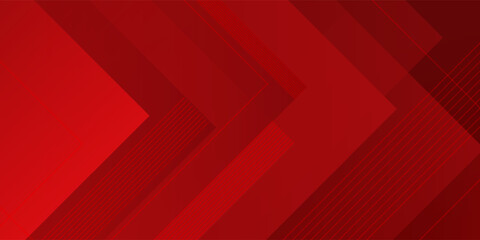 Fototapeta premium Red abstract background. Dynamic shapes composition. Eps10 vector
