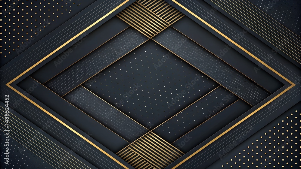 Poster 3d illustration. web modern backdrop. colorful pattern. abstract geometric shapes. background.