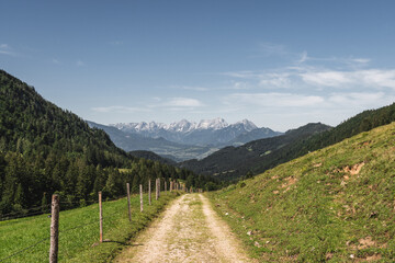 Fototapeta premium road in the mountains 1 ( Totes Gebirge) 