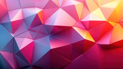 Obraz premium Abstract geometric polygonal design