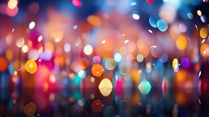 colorful abstract blurred bokeh background