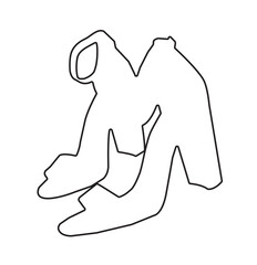 High heels icon, woman shoes, Women's shoe icons button, vector, sign, symbol, logo, illustration, editable stroke, flat design style isolated on white linear pictogram. EPS 10.