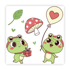 Cute Animal Faces Hand Sketched Doodle Vector