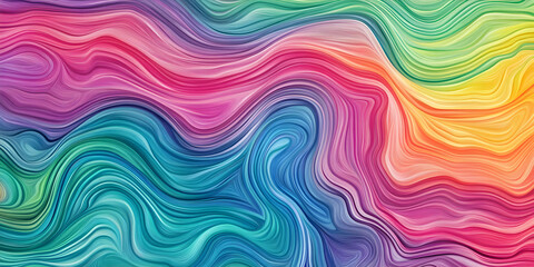 Fototapeta premium Vibrant Swirling Colors in Abstract Fluid Art Background Design