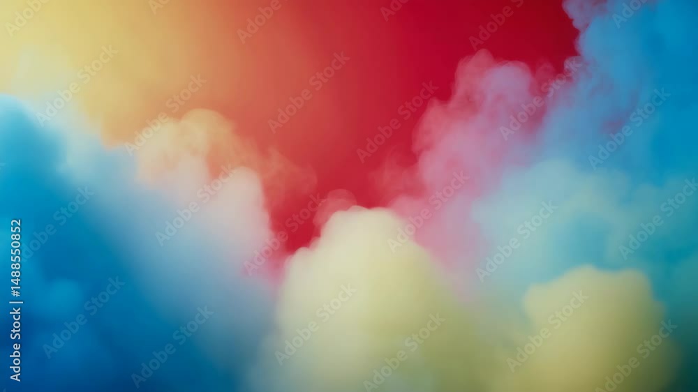 Poster abstract backdrop with a gradient of colors featuring a noise effect.