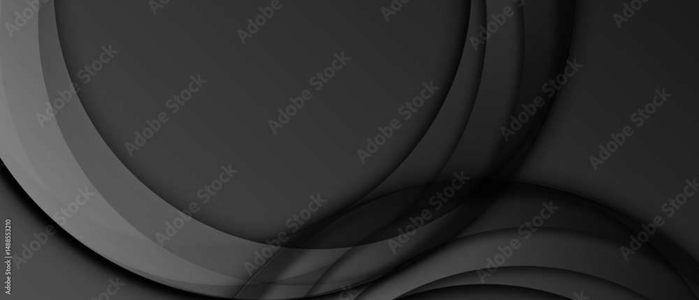 Aufkleber banner template with abstract circle shape pattern background
