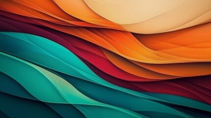 Obraz premium Stunning 4K abstract wallpaper featuring vibrant colors and dynamic shapes.