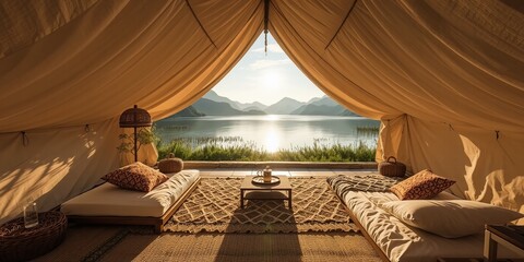 Elegant Lakefront Glamping Experience