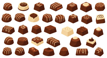 Digital artwork of a chocolate bar with visible segments, set against a clean white backdrop, showcasing rich detail and tempting appearance.

