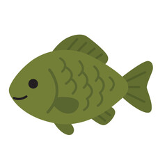 Cute fish. ideal for cheerful designs. Great for children's artwork, greeting cards, and social media posts