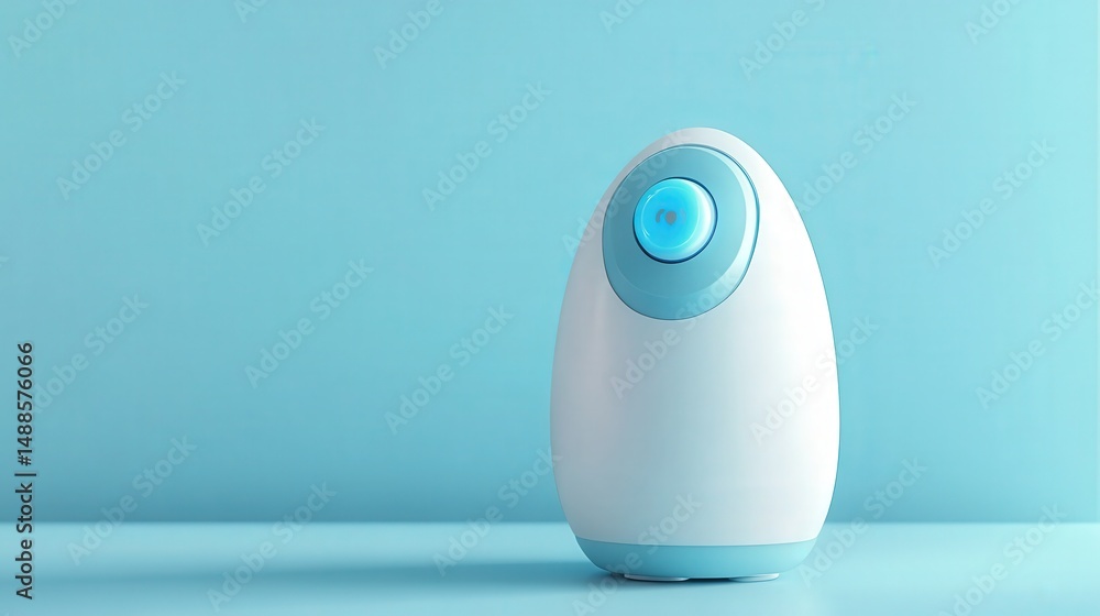 Poster flu inhaler for kids with a seamless bluetooth connection, integrating with digital health records