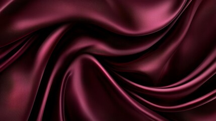 Obraz premium Luxurious burgundy silk texture for elegant backgrounds